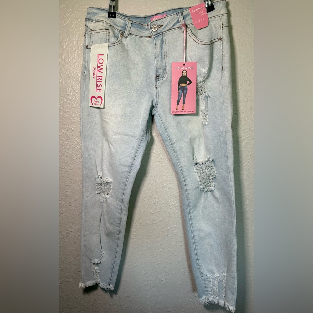 BAMBOO Light Blue Skinny Jeans